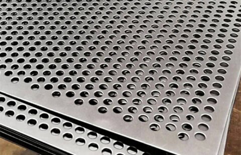 anodized perforated aluminum sheet for modern building facades