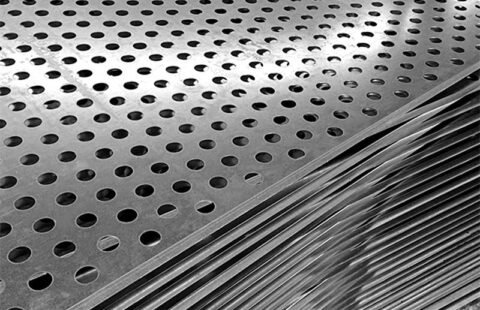 perforated aluminum sheet used for acoustic panels and ceilings