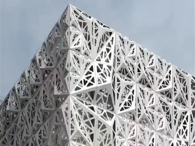 modern glass aluminum curtain wall building