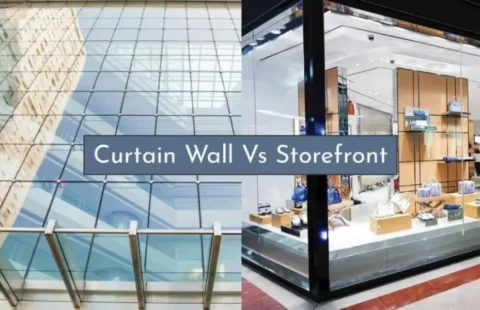 Aluminum Storefront vs. Curtain Wall