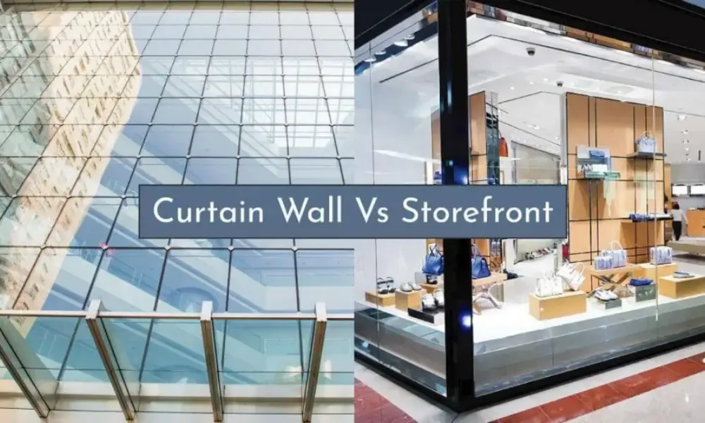 Aluminum Storefront vs. Curtain Wall