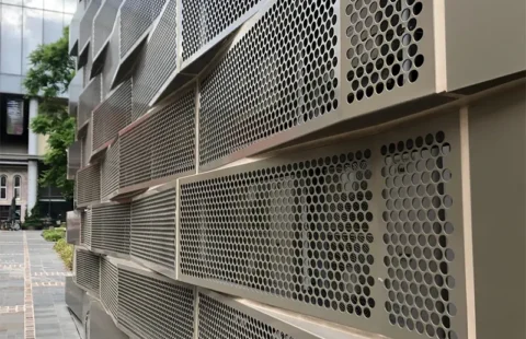 Perforated Aluminium Panels for Ventilation and Sunshade